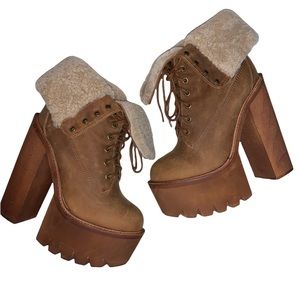Jeffrey Campbell In Charge Lug Sole Combat Boots